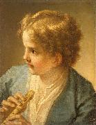 unknow artist Boy with the flute by tuscan painter Benedetto Luti France oil painting artist